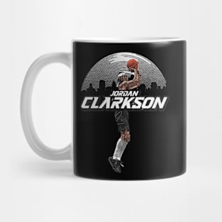 Jordan Clarkson Utah Skyline Mug